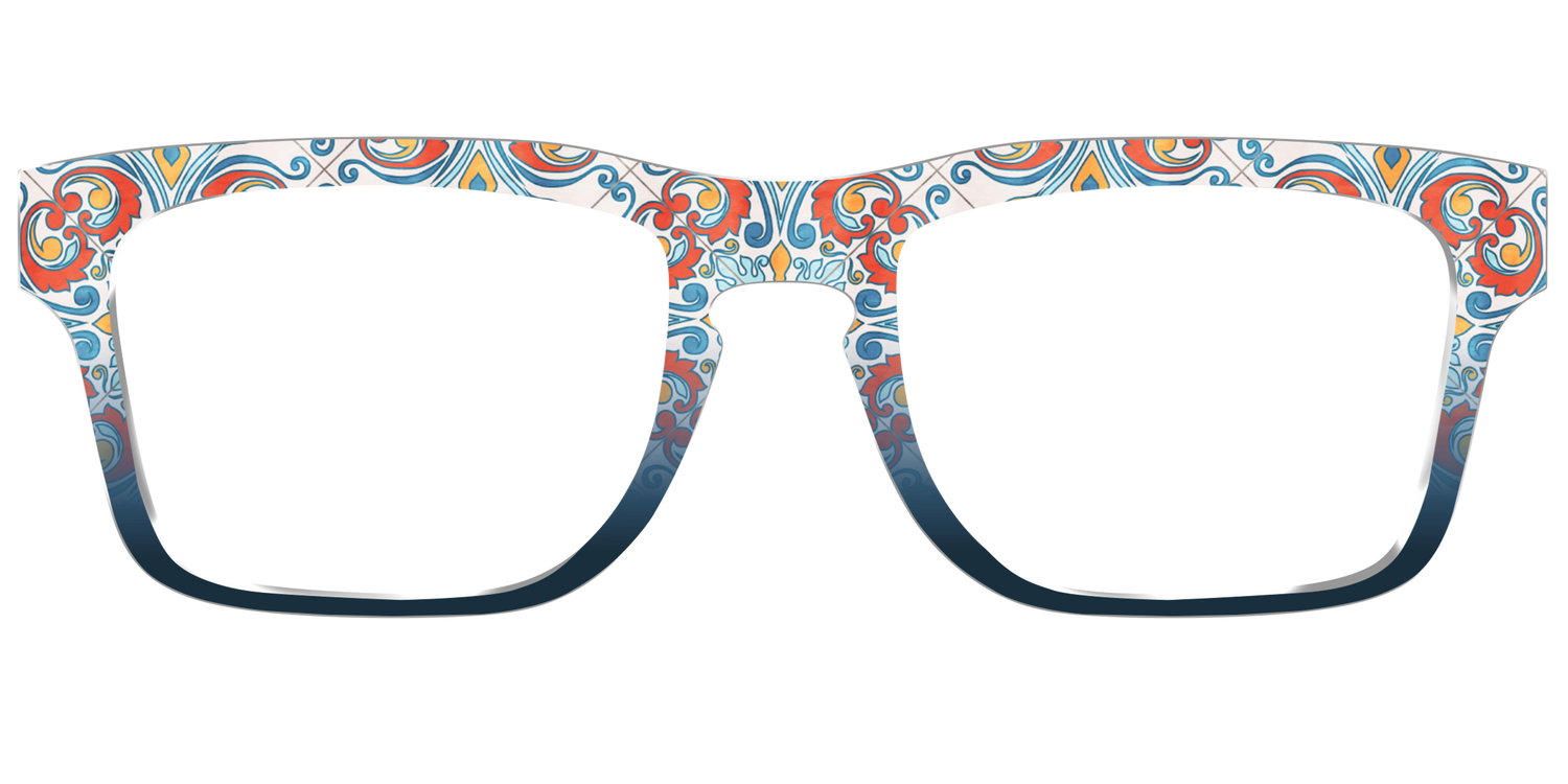 The Mediterranean Tile - Front Top Image - Pair Eyewear
