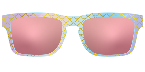 The Polarized Rainbow Mermaid Sun Top - Pair Eyewear