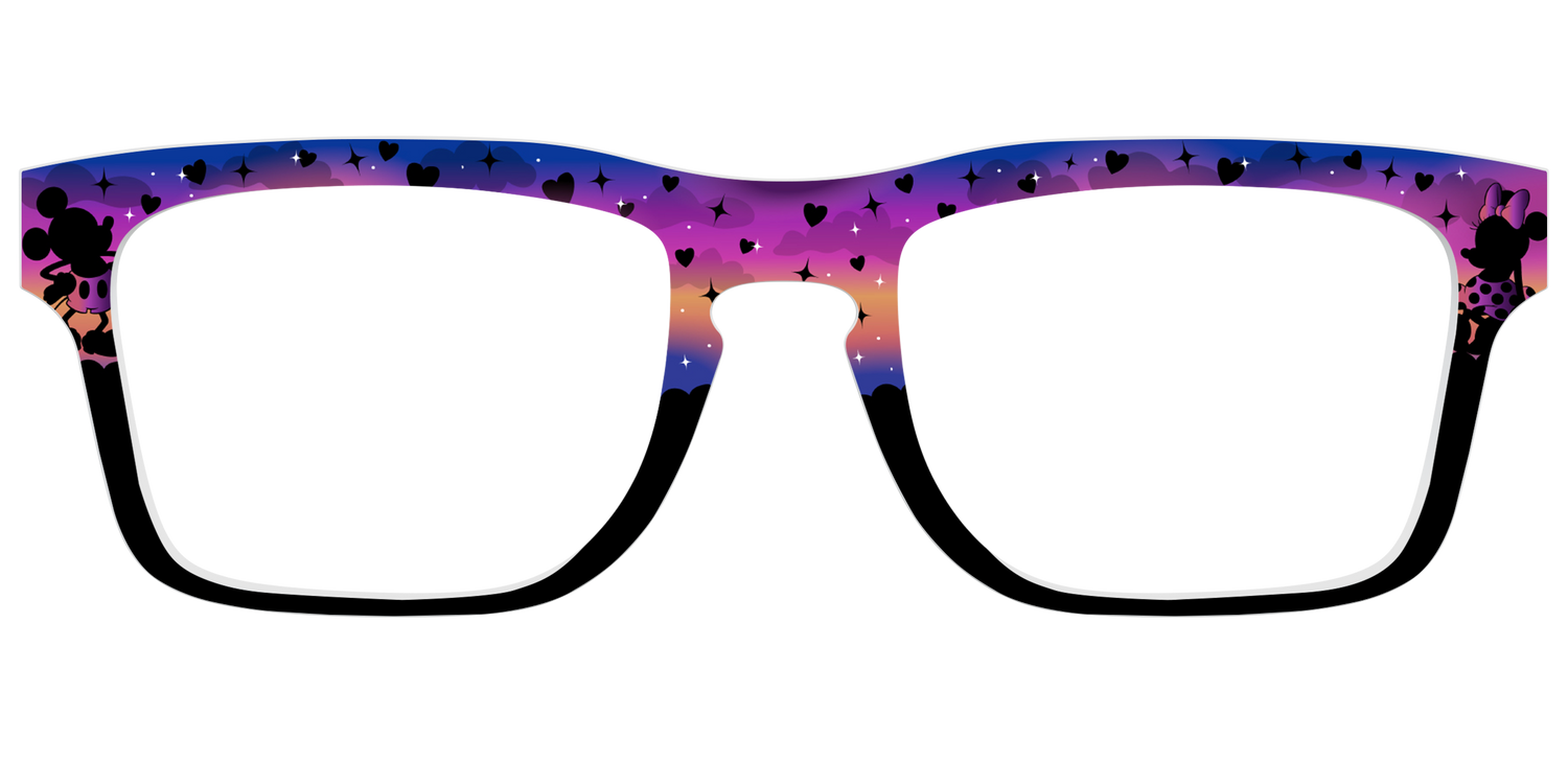 The Mickey & Minnie Shadow Play - Front Top Image - Pair Eyewear