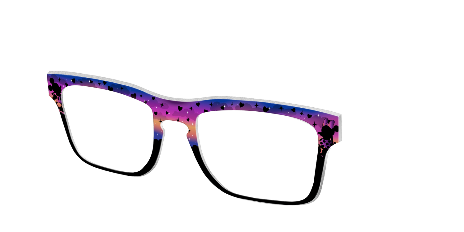 The Mickey & Minnie Shadow Play - Angle Top Image - Pair Eyewear
