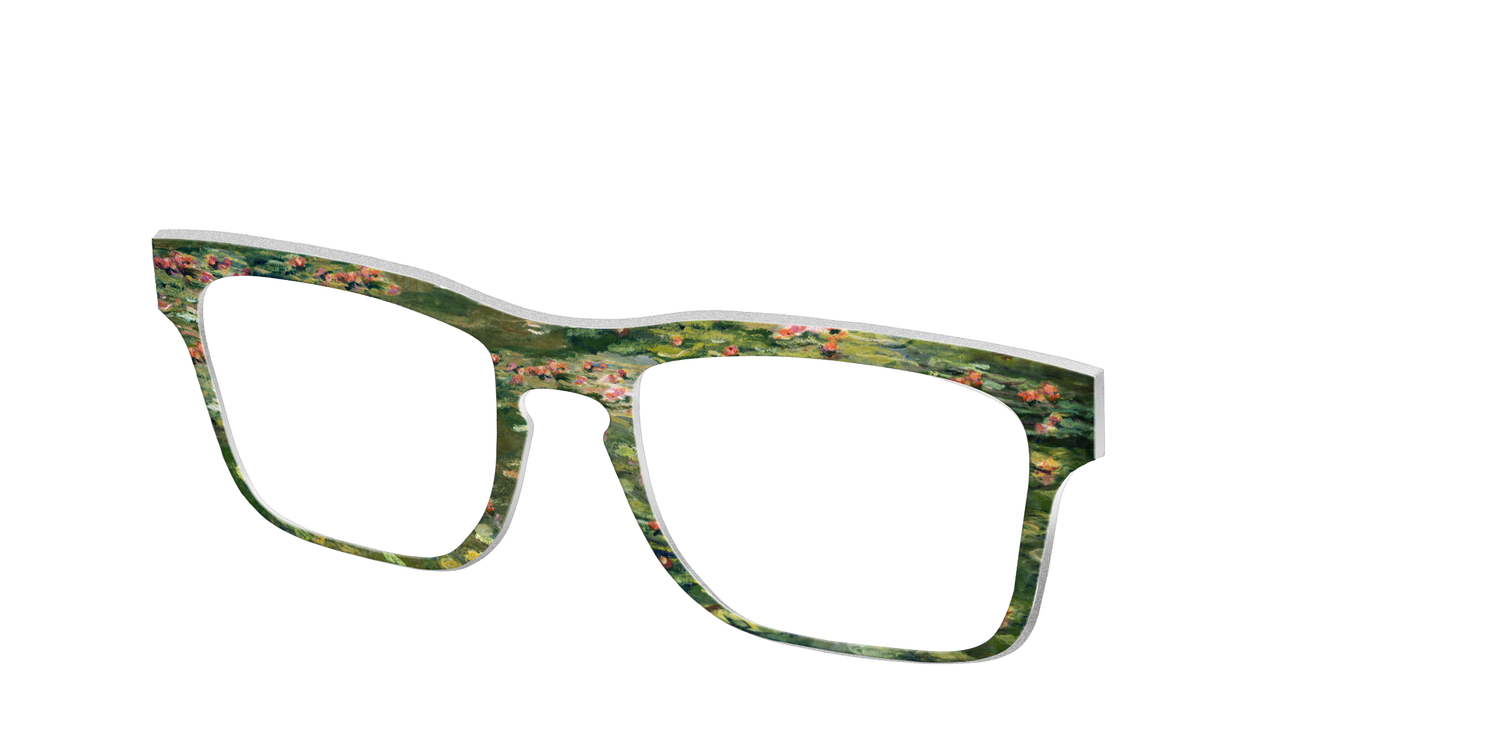 Monet Water Lilies - Angle Top Image - Pair Eyewear