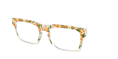 The Orange Blossom Glitter Crystal - Angle Top Thumbnail - Pair Eyewear