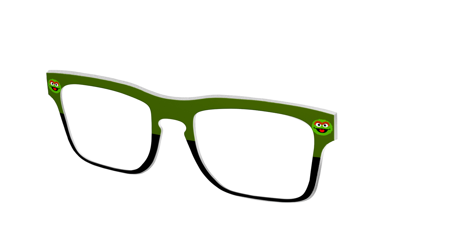 The Oscar the Grouch - Angle Top Image - Pair Eyewear
