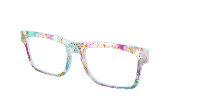 The Pixie Bokeh with Gold Flakes - Angle Top Thumbnail - Pair Eyewear