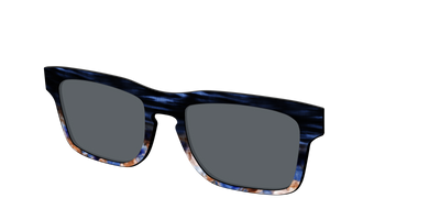 The Polarized Blue Horn Tortoise Sun Top - Angle Top Thumbnail - Pair Eyewear