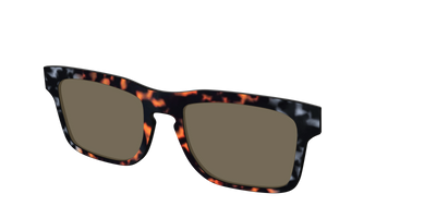 The Polarized Gray & Amber Tortoise Sun Top - Angle Top Thumbnail - Pair Eyewear