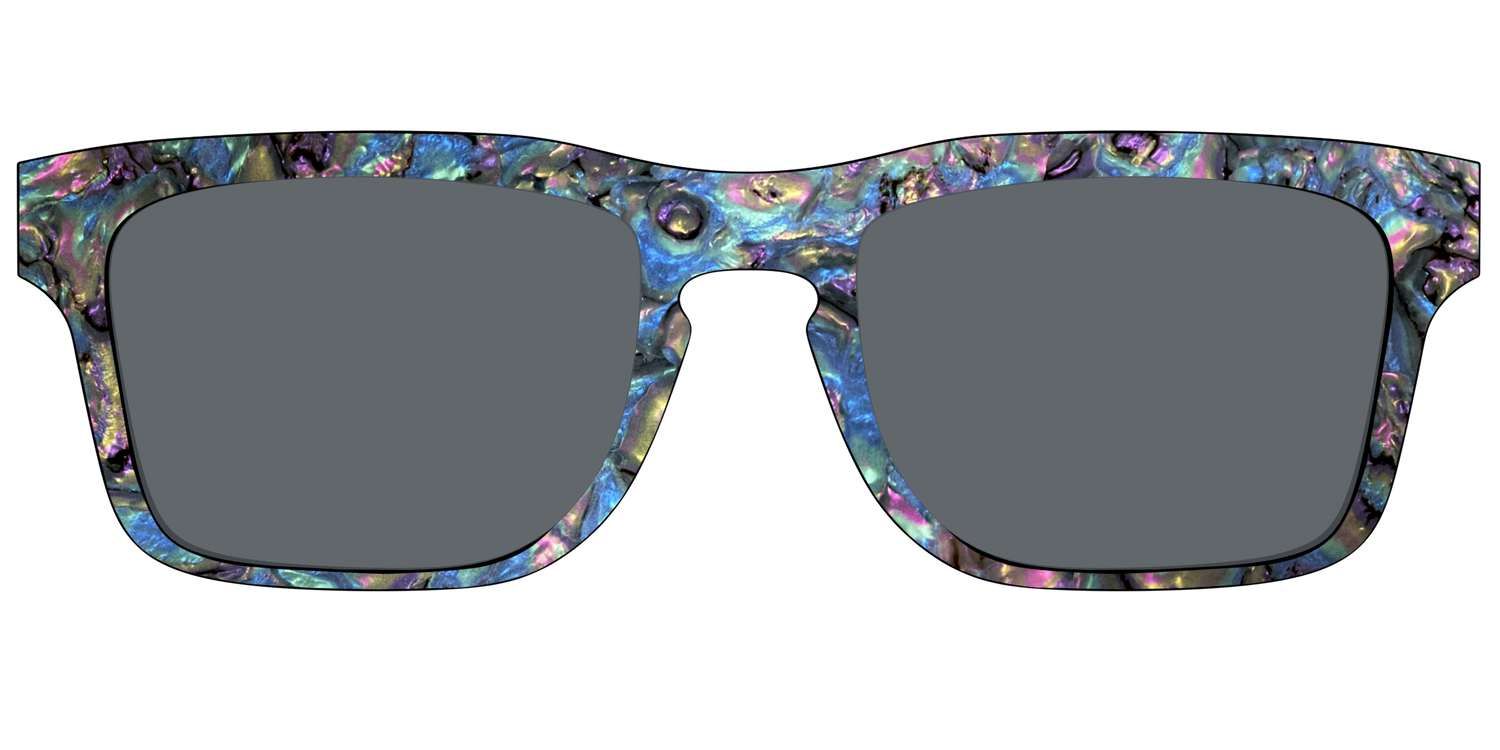 The Polarized Midnight Abalone Sun Top - Front Top Image - Pair Eyewear