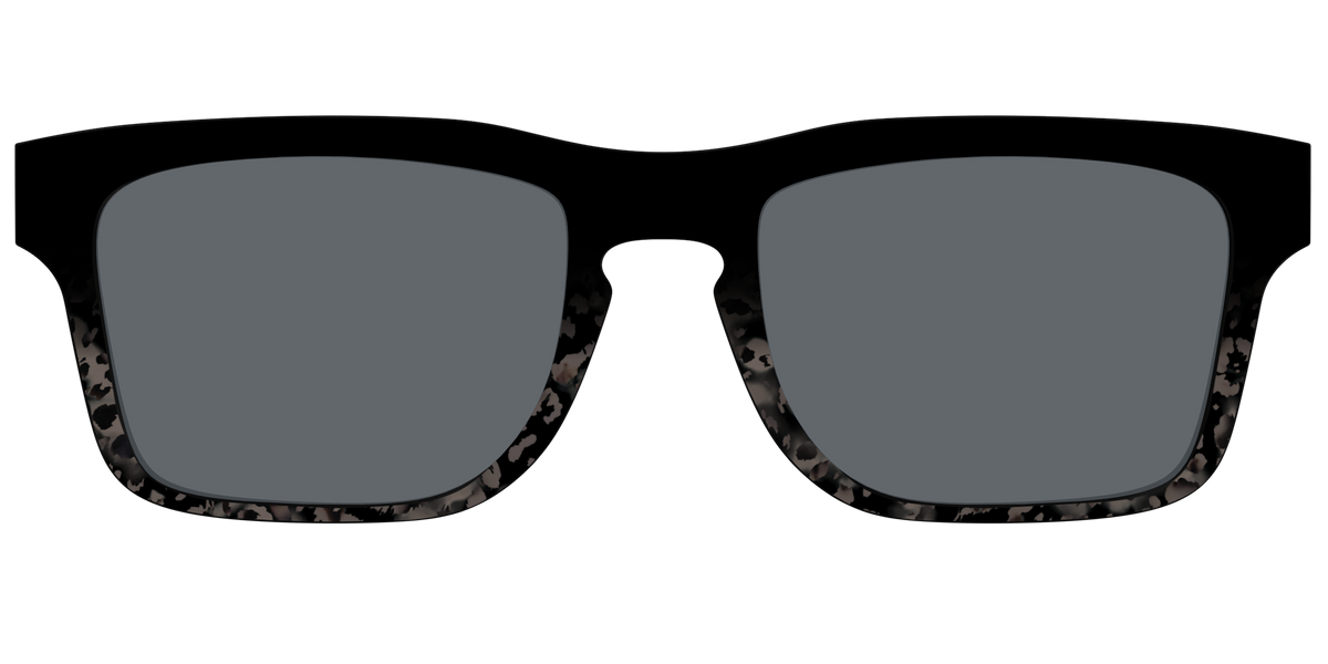 The Polarized Shaded Tortoise Sun Top - Front Top Image - Pair Eyewear