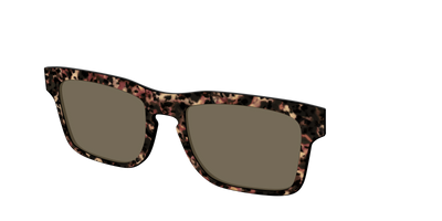 The Polarized Sienna Tortoise Sun Top - Angle Top Thumbnail - Pair Eyewear