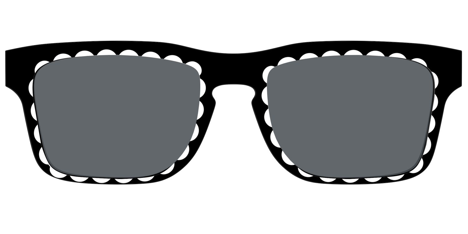 The Polarized Stylish Daisy Sun Top - Front Top Image - Pair Eyewear