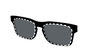 The Polarized Stylish Daisy Sun Top - Angle Top Thumbnail - Pair Eyewear