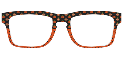 The Pumpkin Pin Dot - Front Top Thumbnail - Pair Eyewear