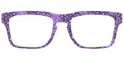 The Purple Shimmer Botanical - Front Top Thumbnail - Pair Eyewear
