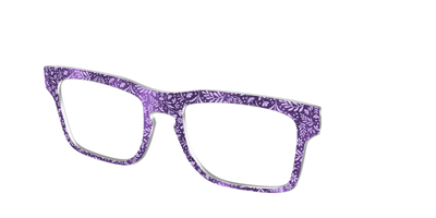 The Purple Shimmer Botanical - Angle Top Thumbnail - Pair Eyewear
