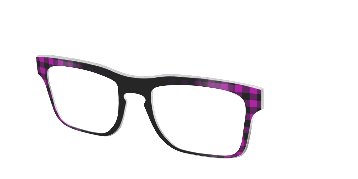The Reimagined Plaid - Angle Top Image - Pair Eyewear