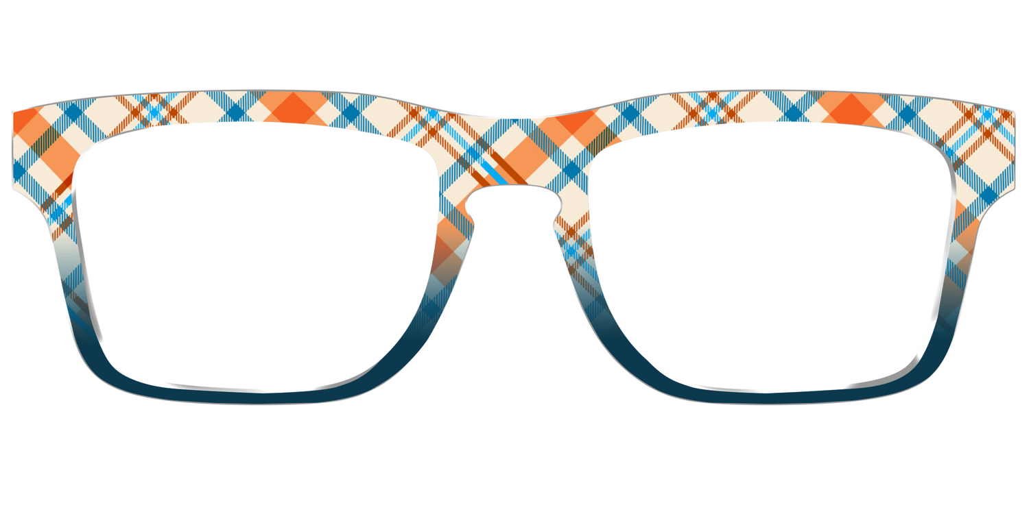 The Sailing Plaid - Front Top Image - Pair Eyewear