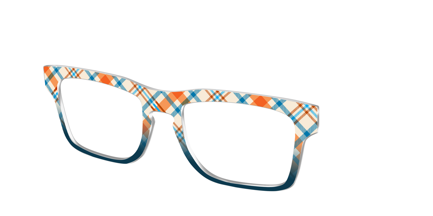 The Sailing Plaid - Angle Top Image - Pair Eyewear