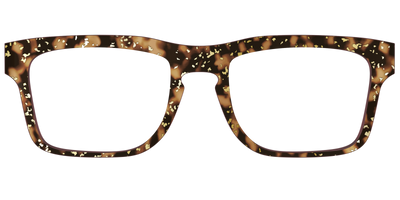 The Sandalwood Tortoise with Gold Foil - Front Top Thumbnail - Pair Eyewear