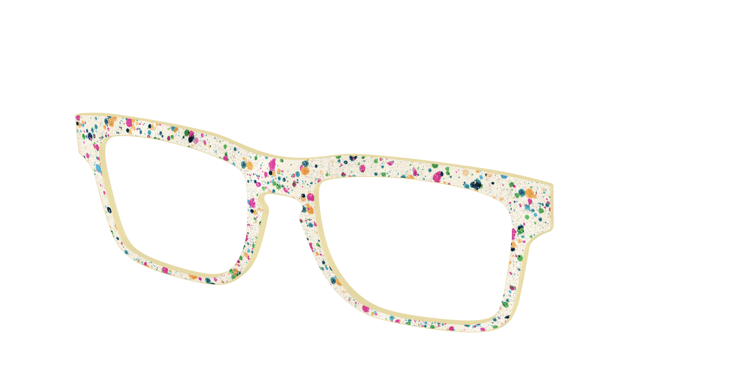 The Shimmer Speckled Egg - Angle Top Image - Pair Eyewear