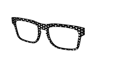 The Silver Foil Mickey - Angle Top Thumbnail - Pair Eyewear