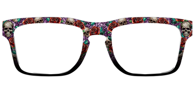 The Skull & Thorn Stained Glass - Front Top Thumbnail - Pair Eyewear