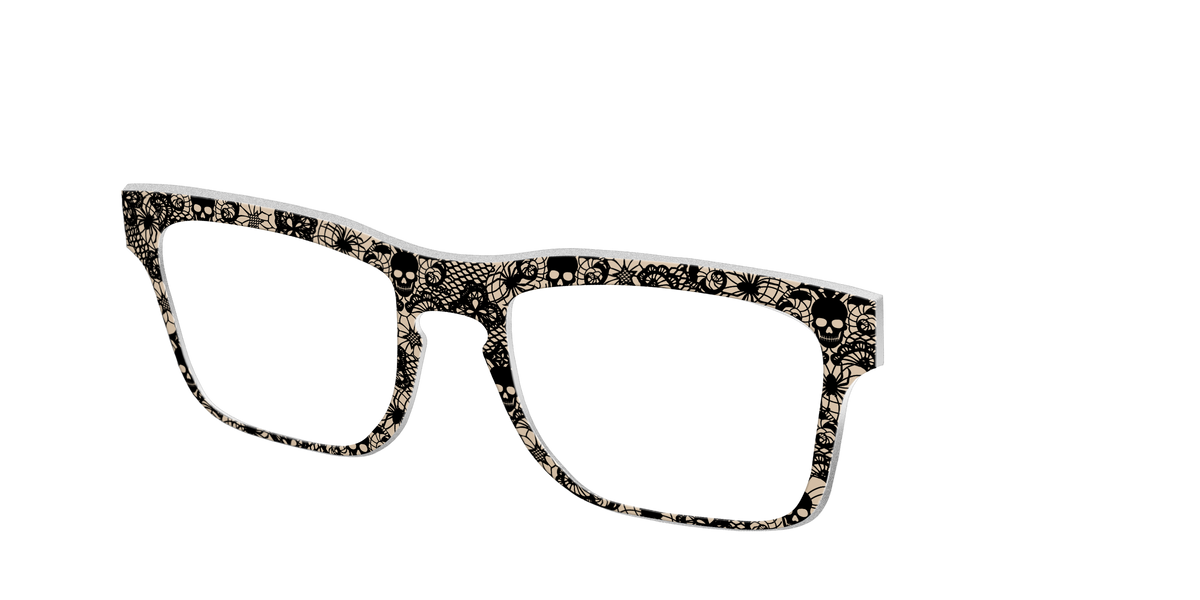 The Skull Lace - Angle Top Image - Pair Eyewear