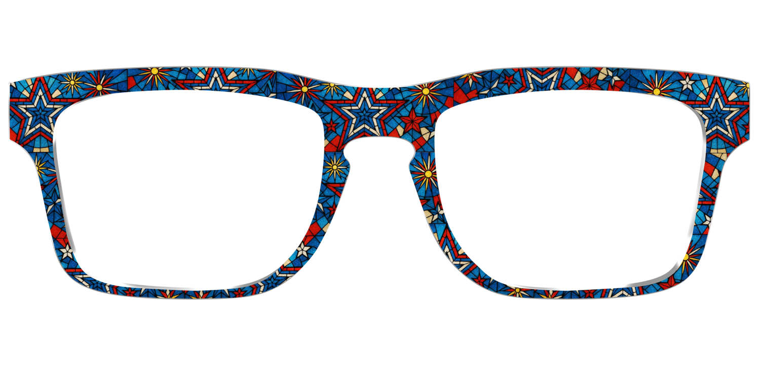 The Star-Spangled Stained Glass - Front Top Image - Pair Eyewear