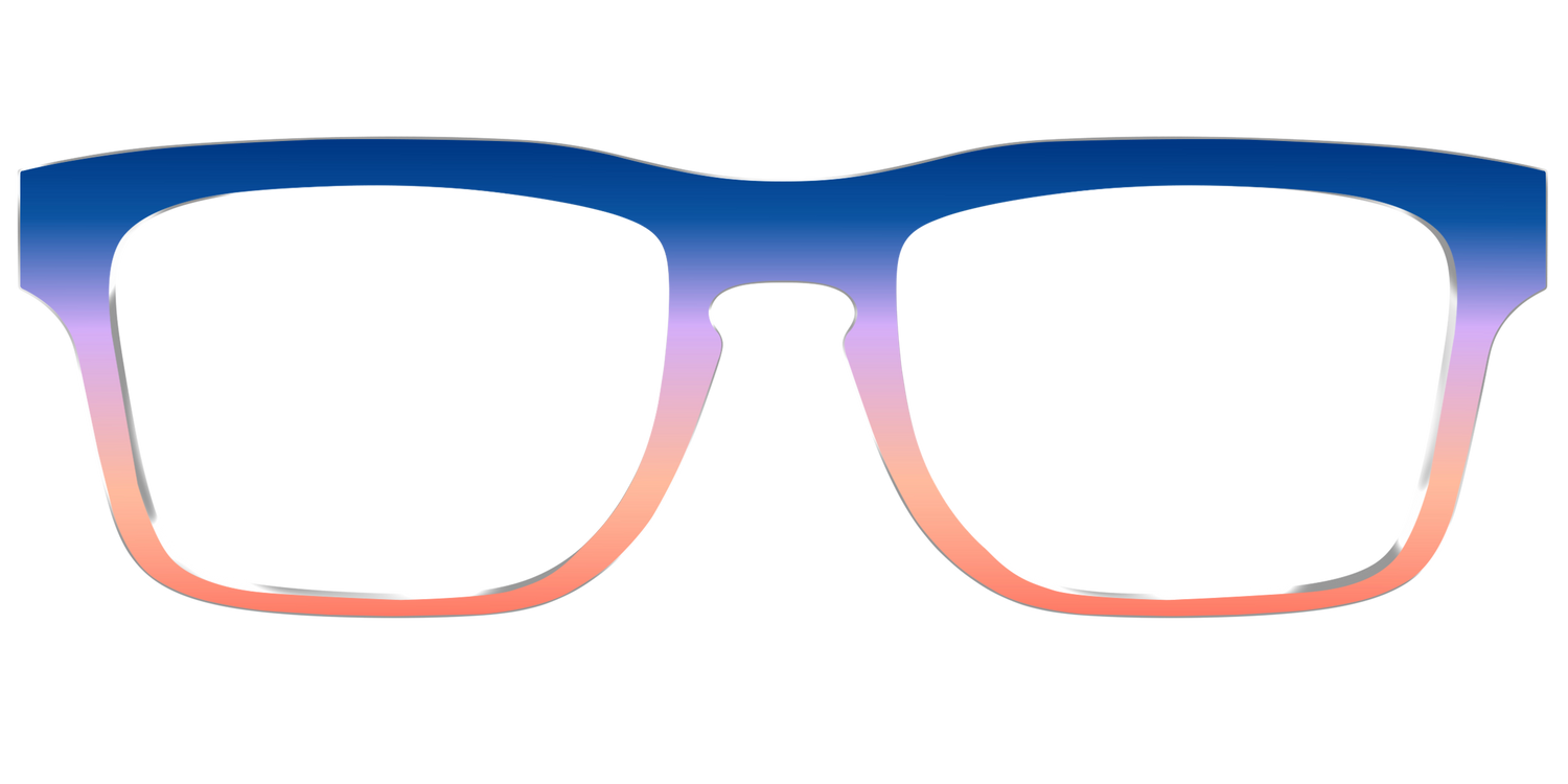 The Sundown Gradient - Front Top Image - Pair Eyewear