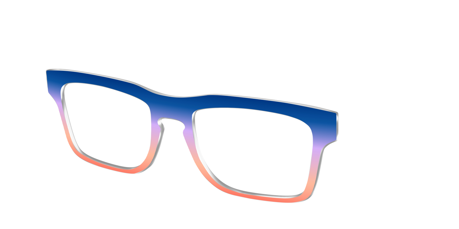 The Sundown Gradient - Angle Top Image - Pair Eyewear