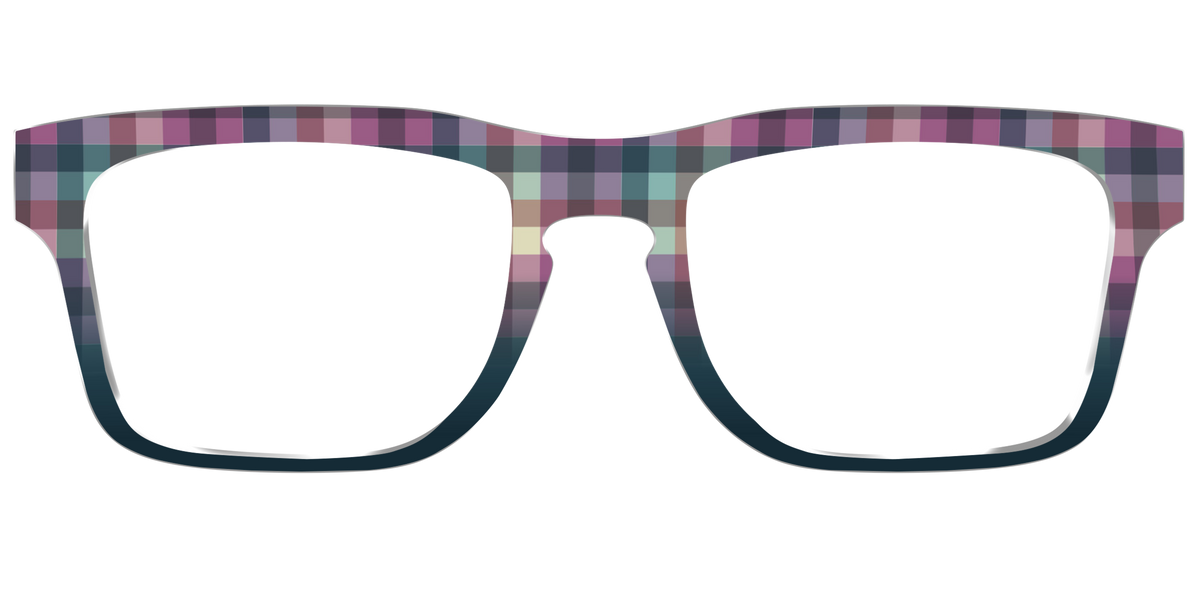 The Tranquil Gingham - Front Top Image - Pair Eyewear