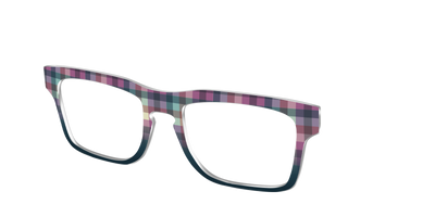 The Tranquil Gingham - Angle Top Thumbnail - Pair Eyewear