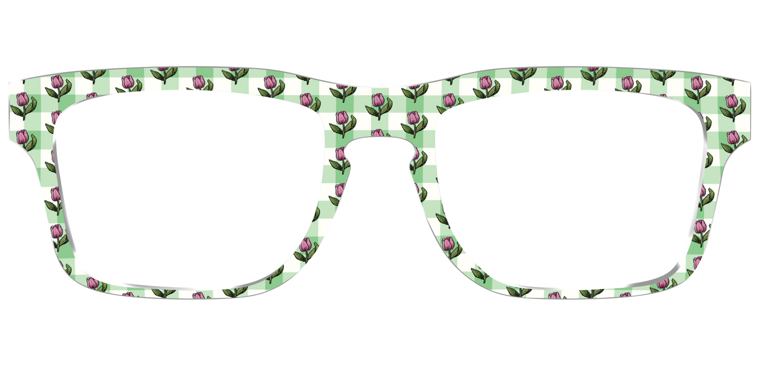 The Tulip Gingham - Front Top Image - Pair Eyewear