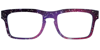 The Twilight Sky with Holographic Glitter - Front Top Thumbnail - Pair Eyewear