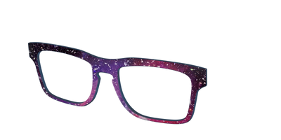The Twilight Sky with Holographic Glitter - Angle Top Thumbnail - Pair Eyewear