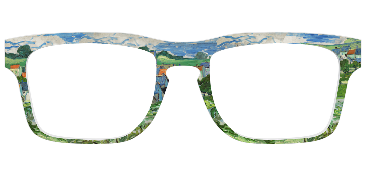 The View of Auvers-Sur-Oise - Front Top Image - Pair Eyewear