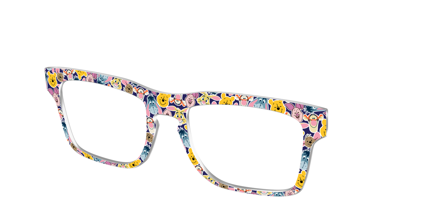 Winnie the Pooh & Friends Stickers - Angle Top Image - Pair Eyewear