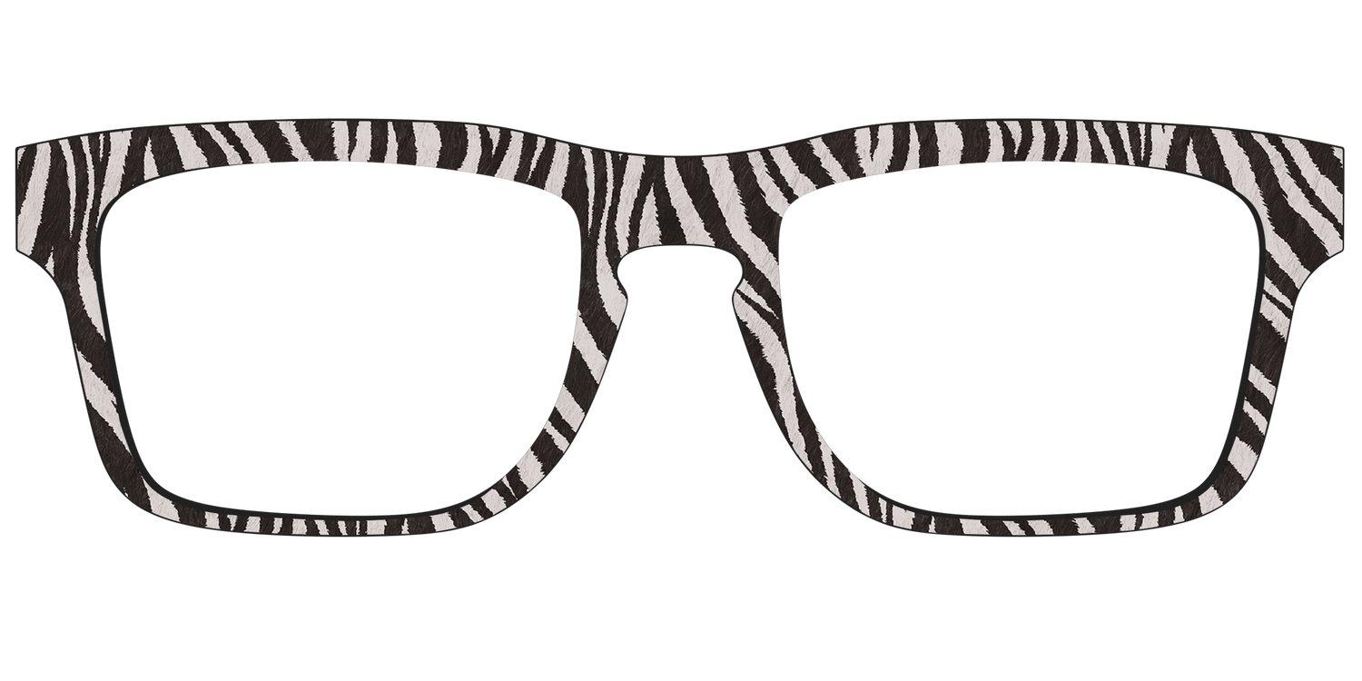 The Zebra Stripes - Front Top Image - Pair Eyewear
