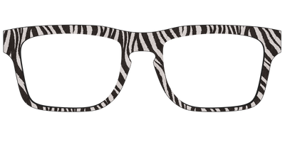 The Zebra Stripes - Front Top Thumbnail - Pair Eyewear