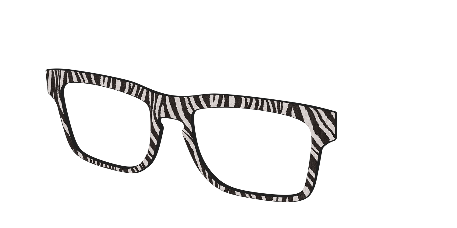 The Zebra Stripes - Angle Top Image - Pair Eyewear