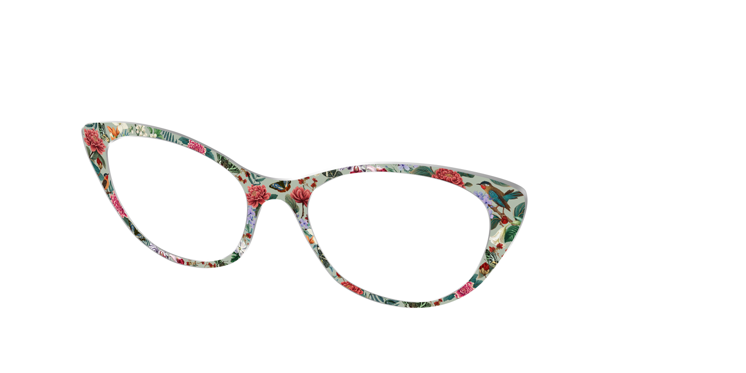 The Antique Floral - Angle Top Image - Pair Eyewear