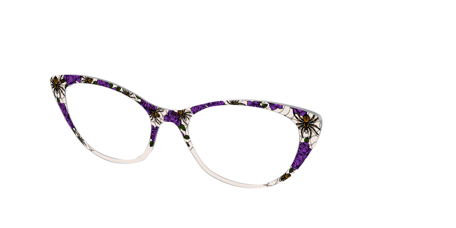 The Arachnid Rosebuds - Angle Top Image - Pair Eyewear