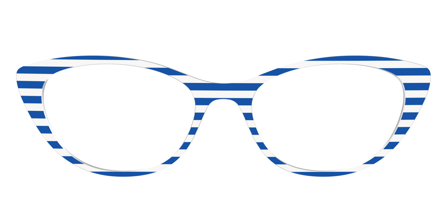 The Beach Umbrella Stripes - Front Top Image - Pair Eyewear
