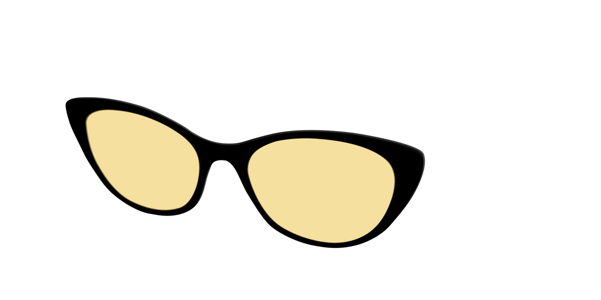 The Black with Driving Lens - Angle Top Image - Pair Eyewear