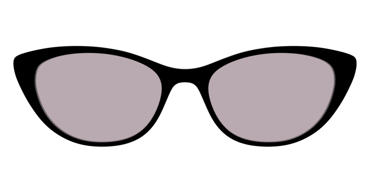 The Black with Gray Gaming lens - Front Top Image - Pair Eyewear