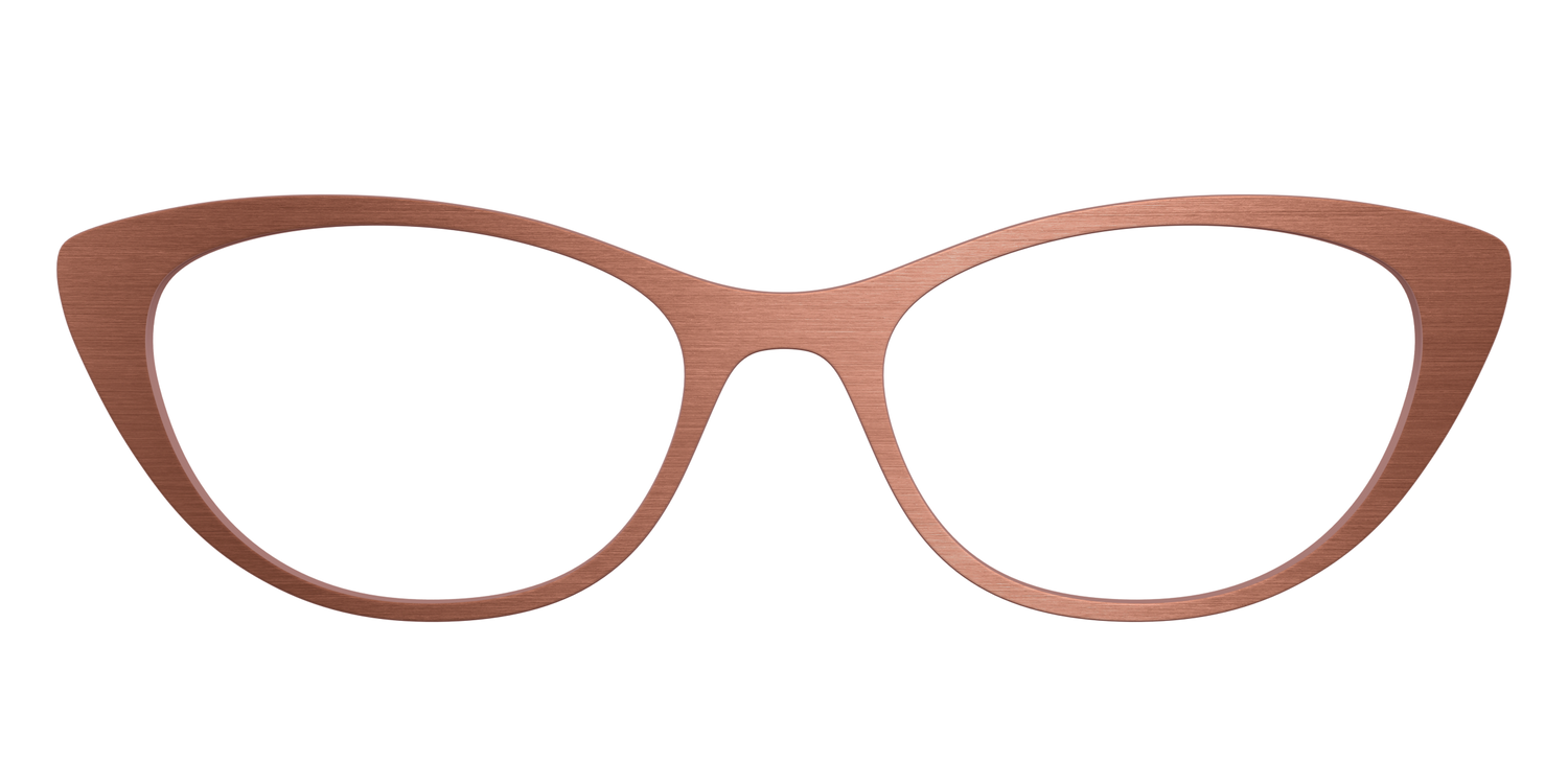 The Brushed Champagne - Front Top Image - Pair Eyewear
