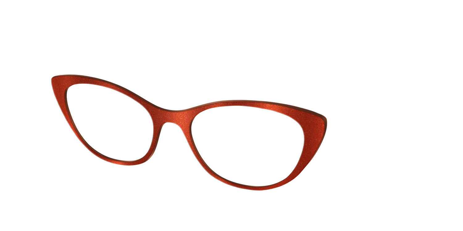 The Burnt Orange Shimmer - Angle Top Image - Pair Eyewear