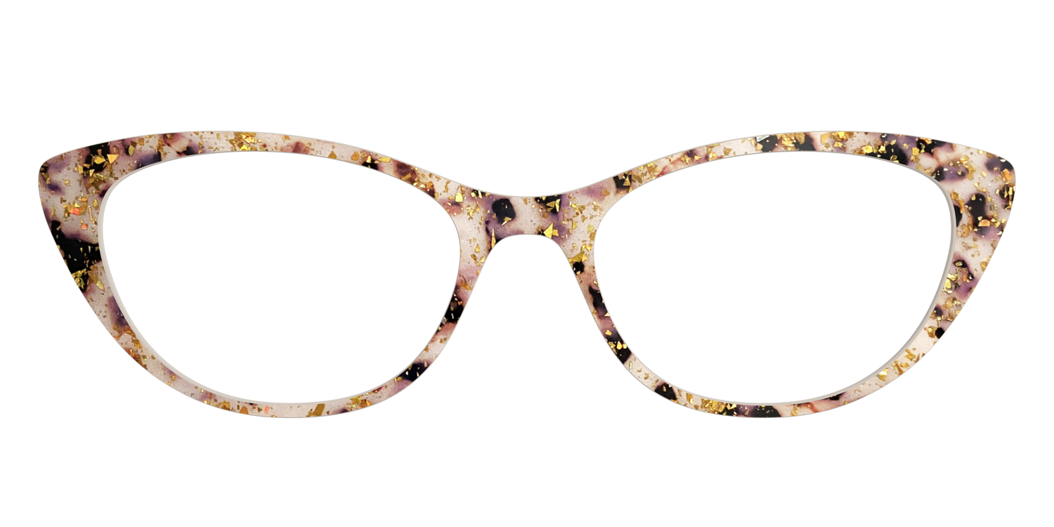 The Buttercream Tortoise with Gold Flakes - Front Top Image - Pair Eyewear