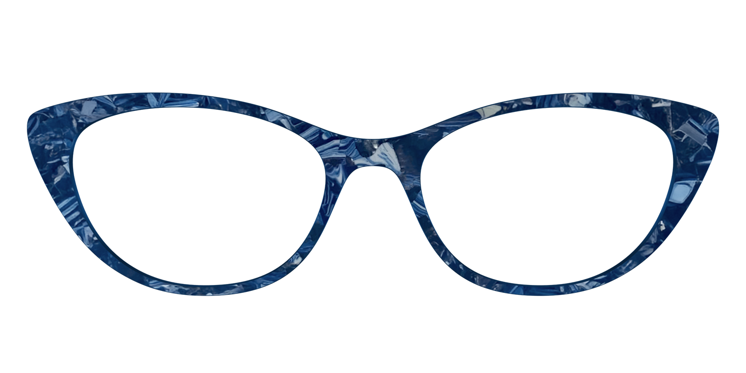 The Deep Slate Pearl Marble - Front Top Image - Pair Eyewear