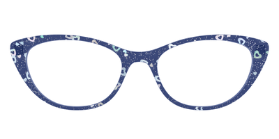 The Denim Heart Glitter Crystal - Front Top Thumbnail - Pair Eyewear