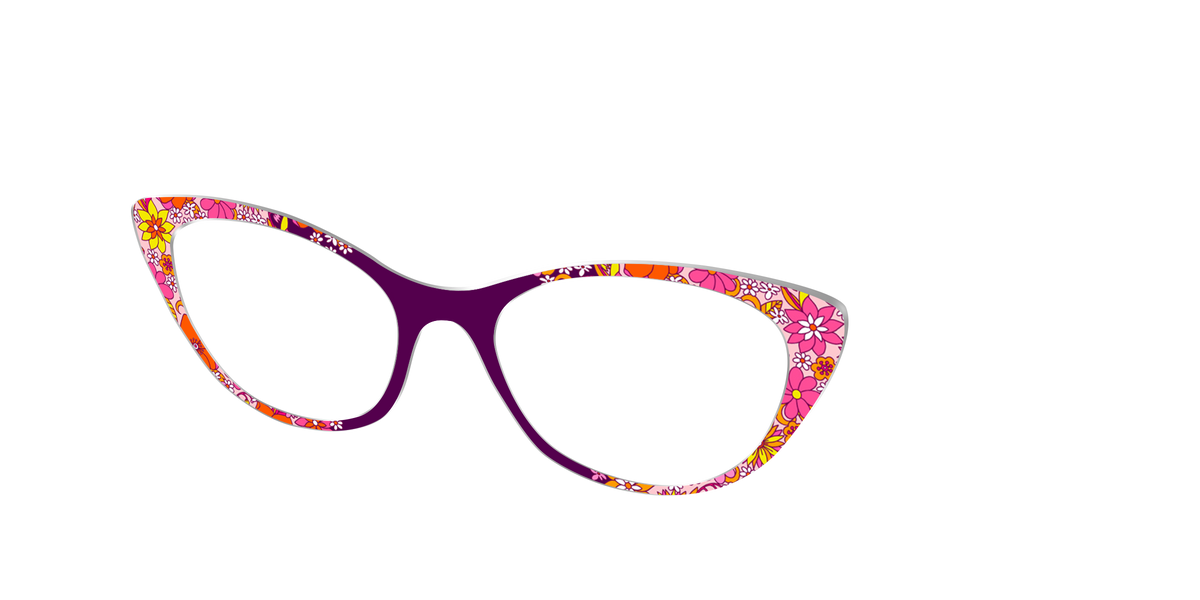 The Far Out Floral - Angle Top Image - Pair Eyewear